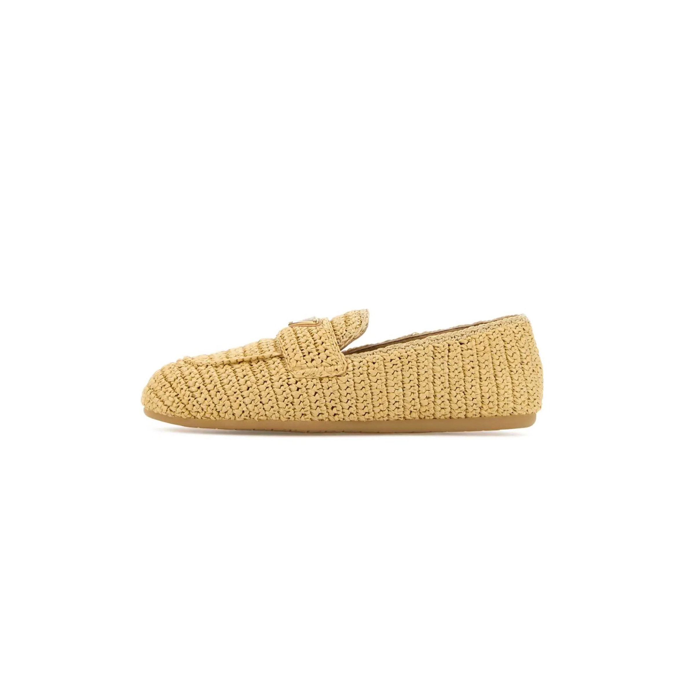 Pra*a loafer crochet natural 1d437